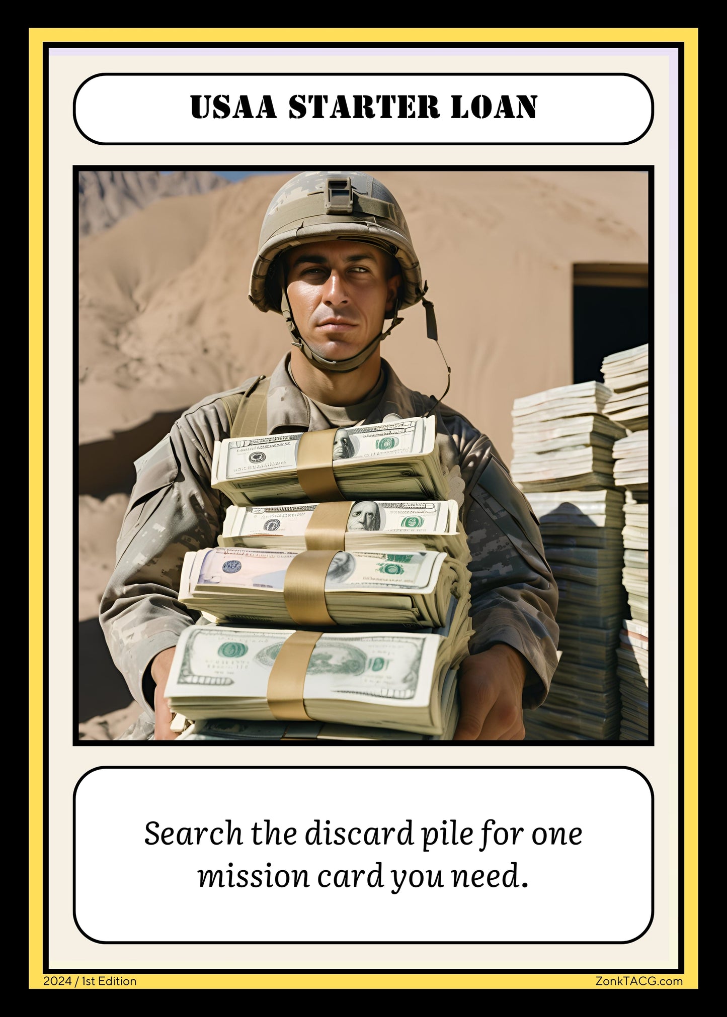 Zonk - The Army Card Game Deck