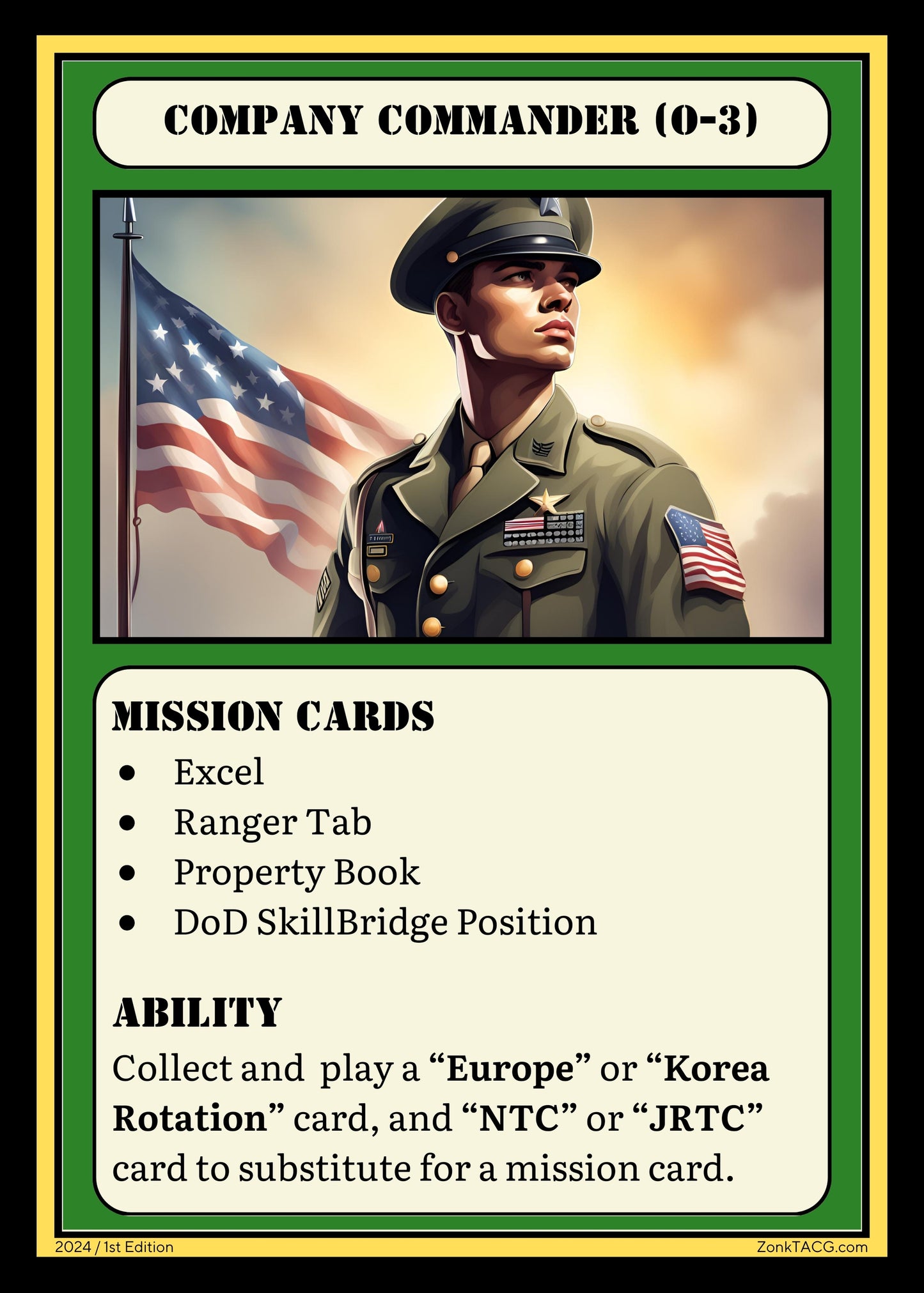 Zonk - The Army Card Game Deck